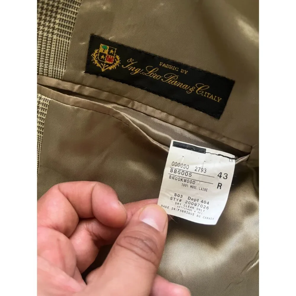 Brooks Brothers Made in Canada Loro Piana Wool Jacket